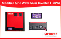 Red Color Grid Tie Power Inverter / 0.7 PF Solar Energy Inverter with PWM Charger