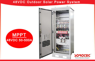 48VDC Telecom Solar Power Systems , Outdoor Telecom Rectifier System 50A Maximum Input